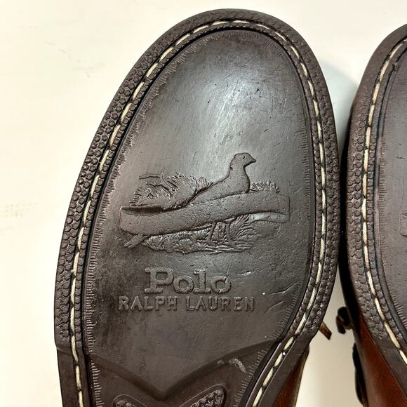 VERY GOOD Rancourt & Co. x Polo Country Handsewn Moccasin Kiltie Loafer USA 11 - Picture 10 of 12